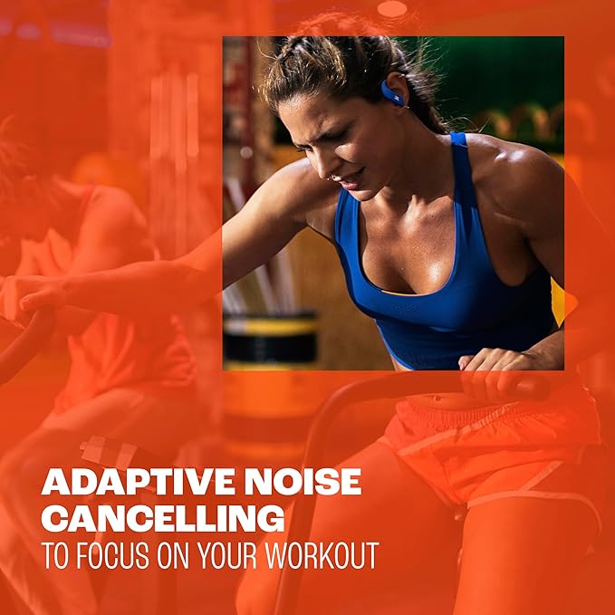 JBL Endurance Peak 4 - Cancelling Sport Earbuds - Black/Grey | Adaptive Noise Cancelling with Smart Ambient, IP68 water and dust proof, Secure fit with TwistLock design - Image 5