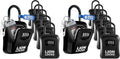 Lock Box for Keys, 12 Pack Black - Secure Key Safe Solution with Combination Lock for Homes, Real Estate, Businesses, Gyms, Schools by Lion Locks