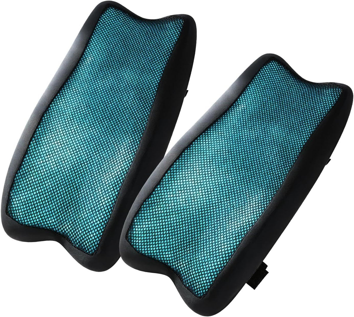 Gel Memory Foam Armrest Pads, 2 Pack by LITTLE SLOW DUCK