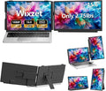 Laptop Screen Extender, 15.6" FHD 1080P IPS Laptop Monitor Extender for 13" - 17.3" Laptops, Detachable & 4-in-1 Modes Dual Monitor, Plug-Play Travel Monitor for Wins/Mac/Dex/Chrome by WixzetLaptopScreenExtender