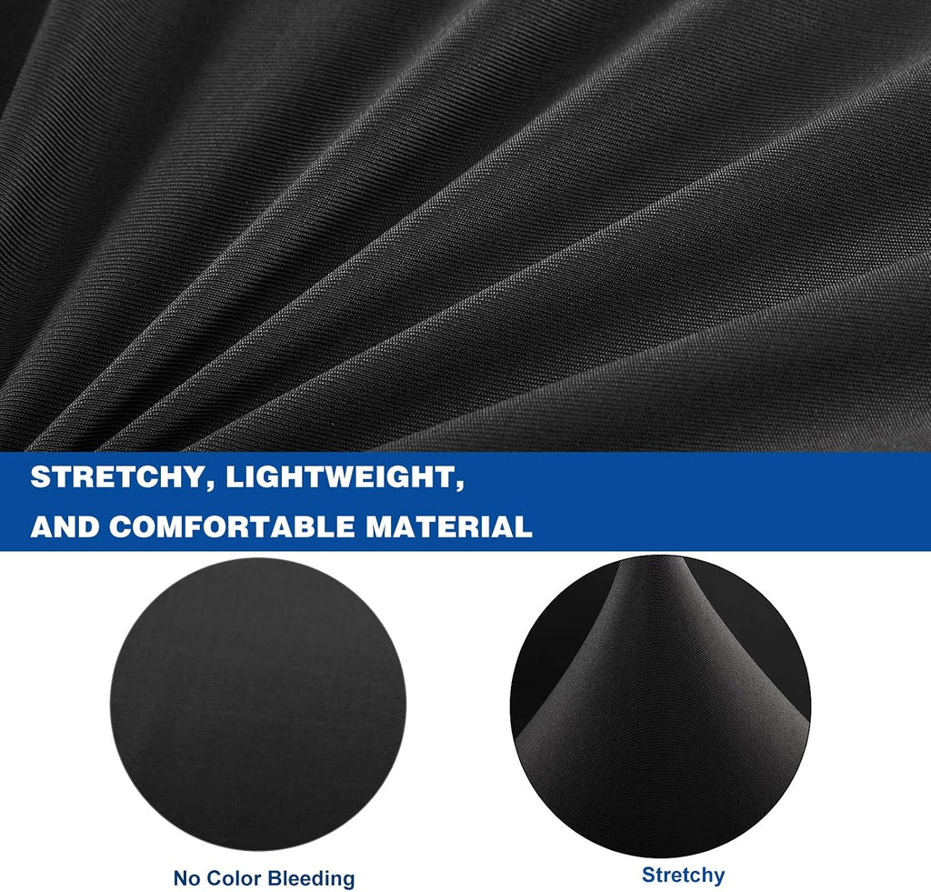 XL Office Chair Cover with Armrest Covers for Large Executive Chairs,Black - Image 3
