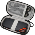 Hard Case for Sandisk Extreme Pro/Sandisk Extreme Portable External SSD 128GB 500GB 1TB 2TB Protective Storage Travel Bag (Gray) by TUNYINSH