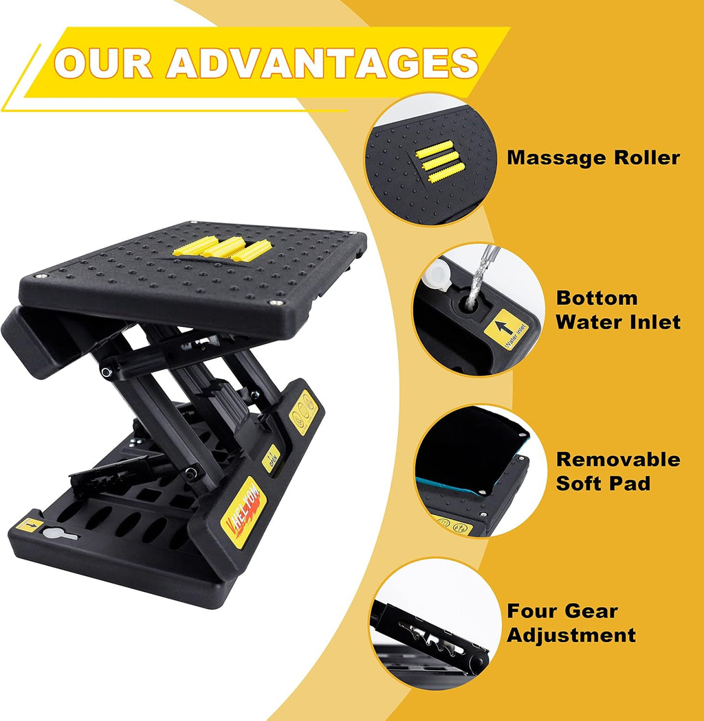 footrest for Under Desk at Work, Massage and Soft Cushion, for Multi-Scene - Image 3