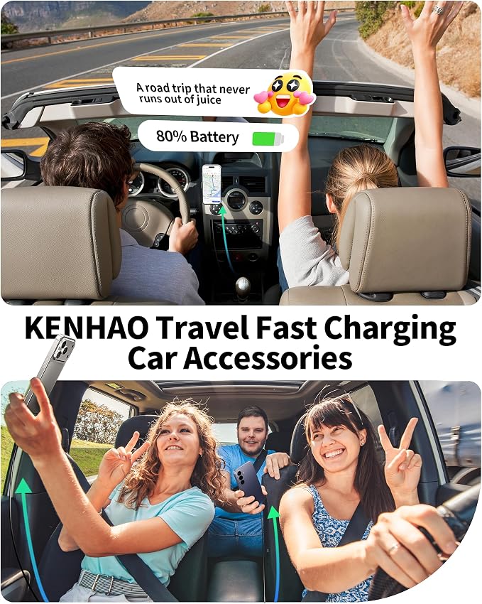 USB C Car Charger, 3Port 67W Dual USBC & USB-A Car Phone Fast Power Adapter | Fast Charging Cigarette Lighter Accessories, for iPhone 17/16/15/14/13/12/11 Pro Max,iPad, Galaxy S26/S25/S24,Pixel, Android - Image 7