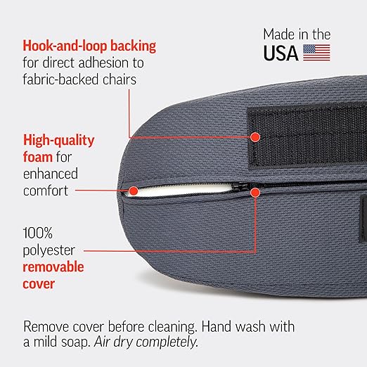 OPTP Back Pain Package – Original McKenzie SuperRoll & Treat Your Own Back | USA-Made low back lumbar pillow for office chairs & car seats & Treat Your Own Back book, 9th edition, by Robin McKenzie - Image 5