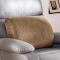 HIGOGOGO Lumbar Support Pillow for Recliner Chair/Accent Chair/Couch, Large Memory Foam Back Support Cushion for Elderly, Recliner Cushions for Back Rest, Pain Relief, Reading, Washable Cover, Coffee by HIGOGOGO