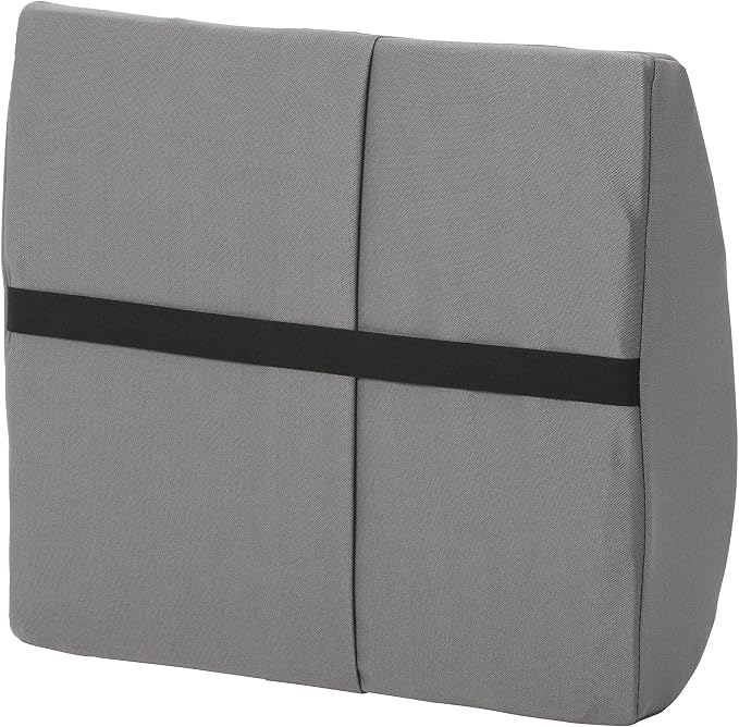 DMI Lumbar Support Pillow for Chair to Assist with Back Support with Removable Washable Cover and Firm Insert to Ease Lower Back Pain While Improving Posture, 14 x 13 x 5, Contoured Foam, Elite, Gray - Image 11