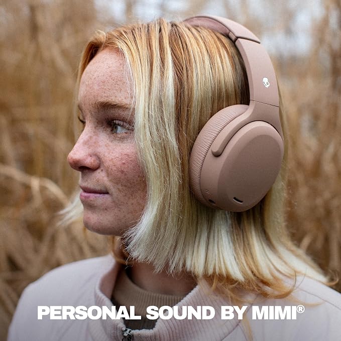 Skullcandy Crusher ANC 2 Noise Cancelling Wireless Headphones - Primer | Multi-Sensory Crusher Bass, Over-Ear Fit, Bluetooth, 60 Hours Battery, Working Out, Gym, Travel, Studying, Music, Gaming - Image 5