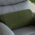HIGOGOGO Lumbar Support Pillow for Recliner Chair/Accent Chair/Couch, Memory Foam Back Support Cushion for Elderly, Recliner Cushions for Back Rest, Pain Relief, Reading, Washable Cover, Dark Green by HIGOGOGO