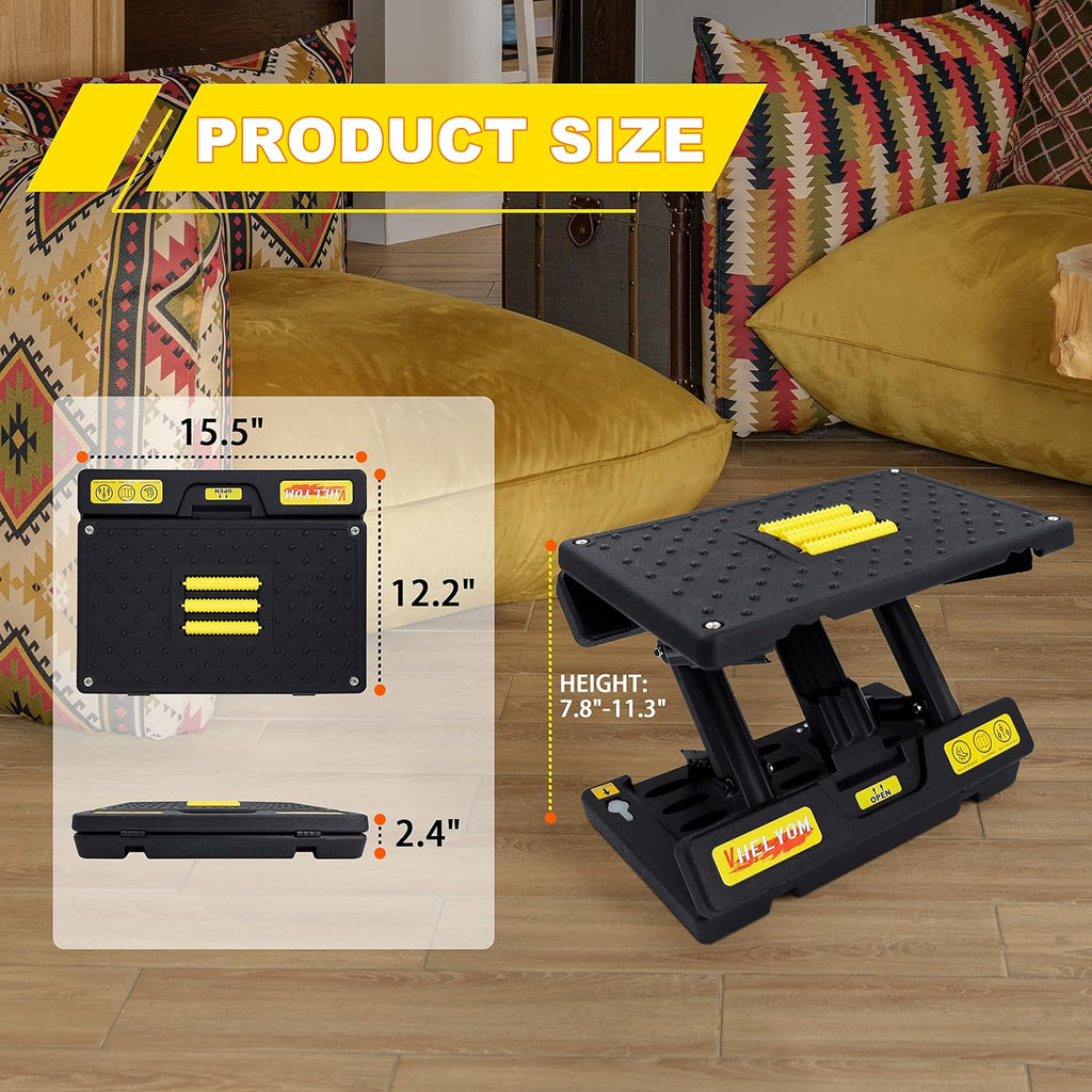 footrest for Under Desk at Work, Massage and Soft Cushion, for Multi-Scene - Image 2