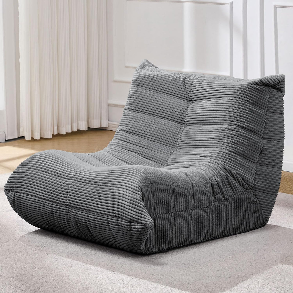 Hobestluk Big Bean Bag Chairs for Adults Fireside BeanBag Couch Togo Sofa by Hobestluk