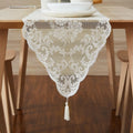 Warm Home Designs 48 Inch Ivory Lace Wedding Table Runner. MTR Ivory 48 by Warm Home Designs