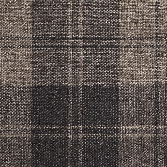 AAAAAcessories D-Shaped Chair Cushions, 2" Thick Dining Chair Pads with Ties and Removable, Machine-Washable Cover, 17" x 16", Set of 2, Brown Checkered - Image 3