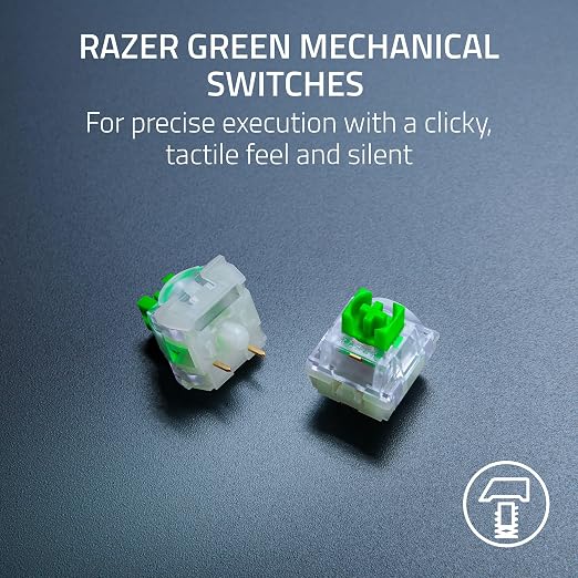Razer BlackWidow V4 X Mechanical Gaming Keyboard, Zenless Zone Zero Edition | Green Switches Tactile & Clicky, 6 Macro Keys, Chroma RGB, Doubleshot ABS Keycaps, Sound Dampening & Stabilizers - Image 2