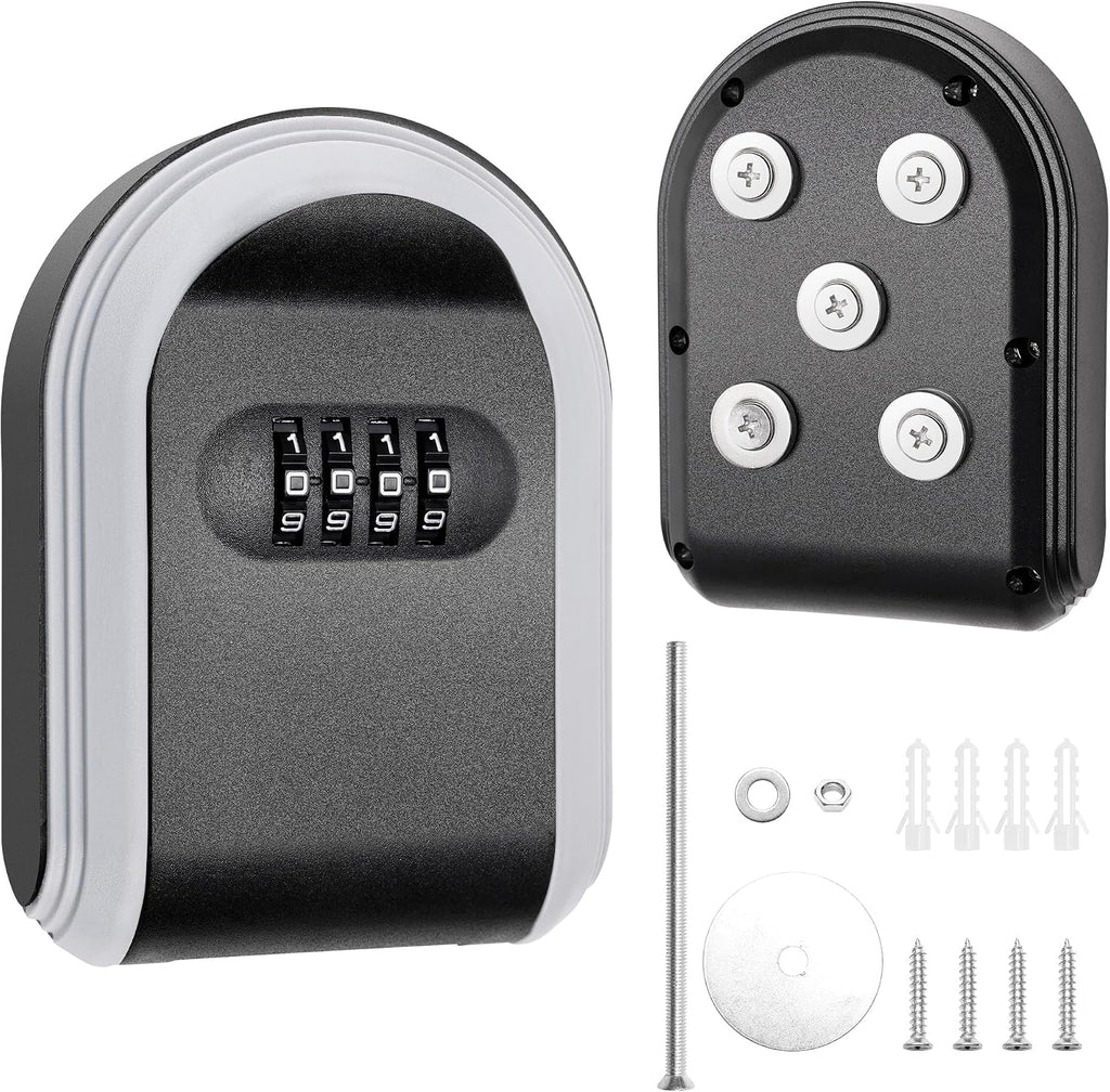 Magnetic Key Holder with Lock for Indoor, Outdoor Store Key by Coldairsoap