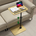 360° Swivel Sofa Side Table for Couch, Set of 2 | Adjustable Height, Laptop Table for Work, TV Trays Table for Snacks Reading, Fits Bed Chair, Phone & Tablet Slot by Unknown