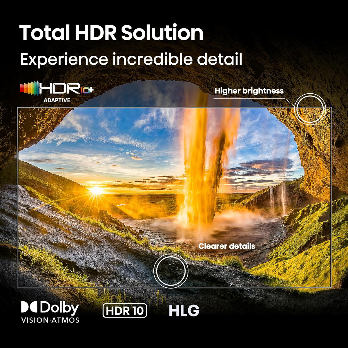 Hisense 100" Class E6 Series QLED 4K UHD Smart Fire TV (100E6QF, 2025 Model) - QLED, Native 144Hz, Dolby Vision IQ · Atmos, Motion Rate 240, HDR 10+, Game Mode Pro, Voice Remote with Alexa - Image 5