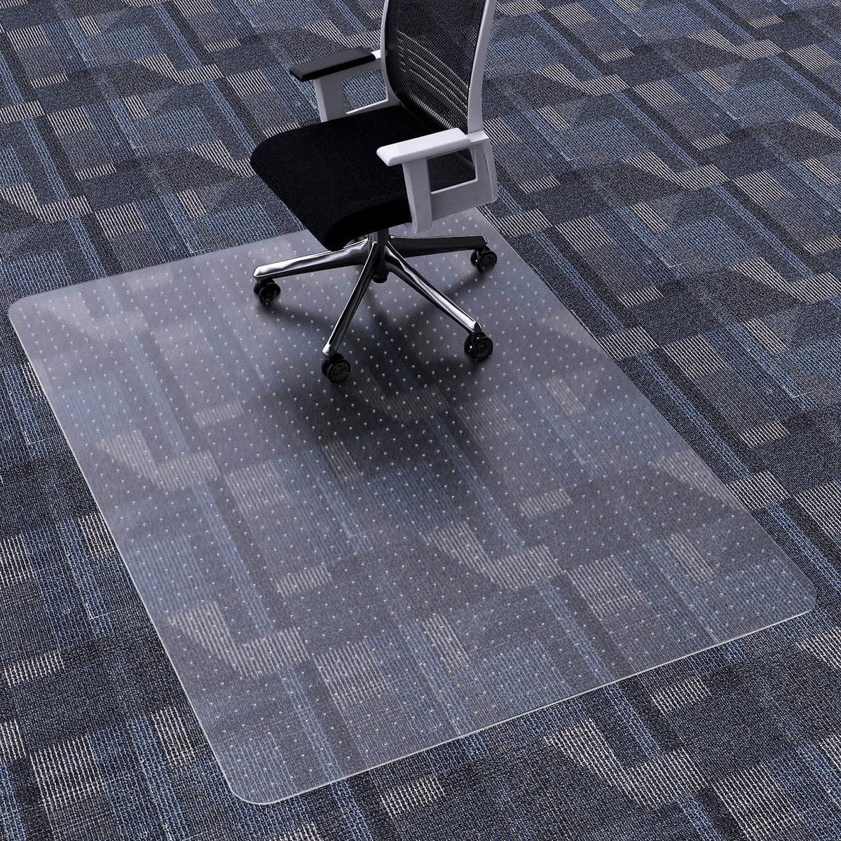 FuturHydro Office Chair Mat for Carpet, 46" x 60" Clear Office Home Floor Protector Mat, Transparent Mats for Office, Home and Gaming Floors (Rectangle) by FuturHydro