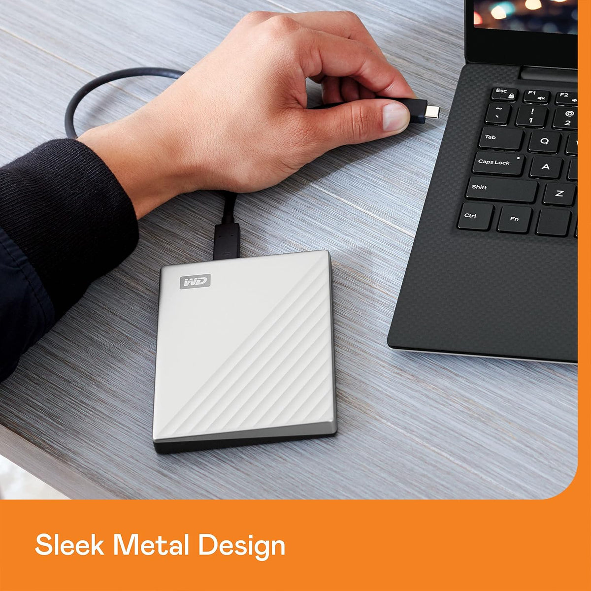 Western Digital 4TB My Passport Ultra for Mac Silver Portable External Hard Drive HDD, USB-C and USB 3.1 Compatible - WDBPMV0040BSL-WESN - Image 5