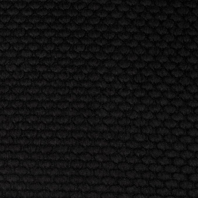Sweet Home Collection 4 Pack Memory Foam Honeycomb Nonslip Back 16" x16" Chair/Seat Cushion Pad, Black - Image 2