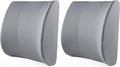 DMI Lumbar Support Pillow for Chair to Assist with Back Support with Removable Washable Cover and Firm Insert to Ease Lower Back Pain While Improving Posture, 14 x 13 x 5, Contoured Foam, Elite, Gray by DMI