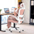 TRALT Office Chair Ergonomic Desk Chair - Gaming Chair with Lumbar Support | 330 LBS Home Office Desk Chairs with Headrest, Reading Chair with Flip-up Armrests, Comfortable Computer Chairs (1, Pink) by TRALT