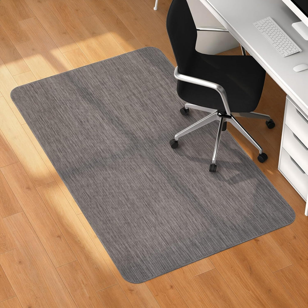Office Chair Mat for Hardwood Floors, Anti-Slip PVC, 35.4"x 55" by Blvornl