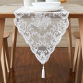 Warm Home Designs 96 Inch White Lace Wedding Table Runner. MTR White 96 by Warm Home Designs