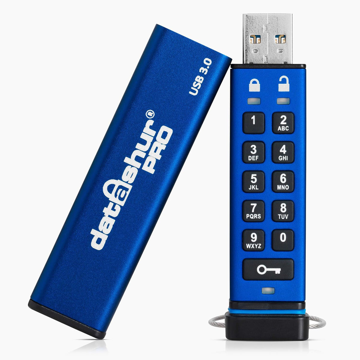 iStorage datAshur PRO 64 GB | Encrypted USB Memory Stick | FIPS 140-2 Level 3 Certified | Password protected | Dust/Water Resistant by iStorage