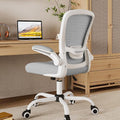 Mimoglad Ergonomic High Back Mesh Office Chair, Adjustable Lumbar Support, Thickened Seat Cushion (Modern, Moon Gray) by Mimoglad