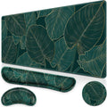 Canjoy Desk Mat, Desk Mat with Wrist Rest, Desk Pad with Keyboard and Mouse by Canjoy
