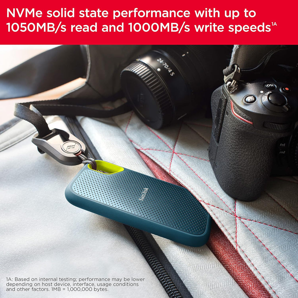Sandisk 2TB Extreme Portable SSD, Up to 1050MB/s Read Speeds (Old Model) - Image 4