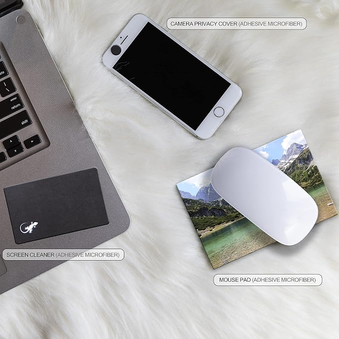 Adhesive Mouse Pad - Peel and Sticks to Any Surface - Travel Mouse Pad, Sticky for Any Surface - Excellent Tracking - Mountain Lake - Image 8
