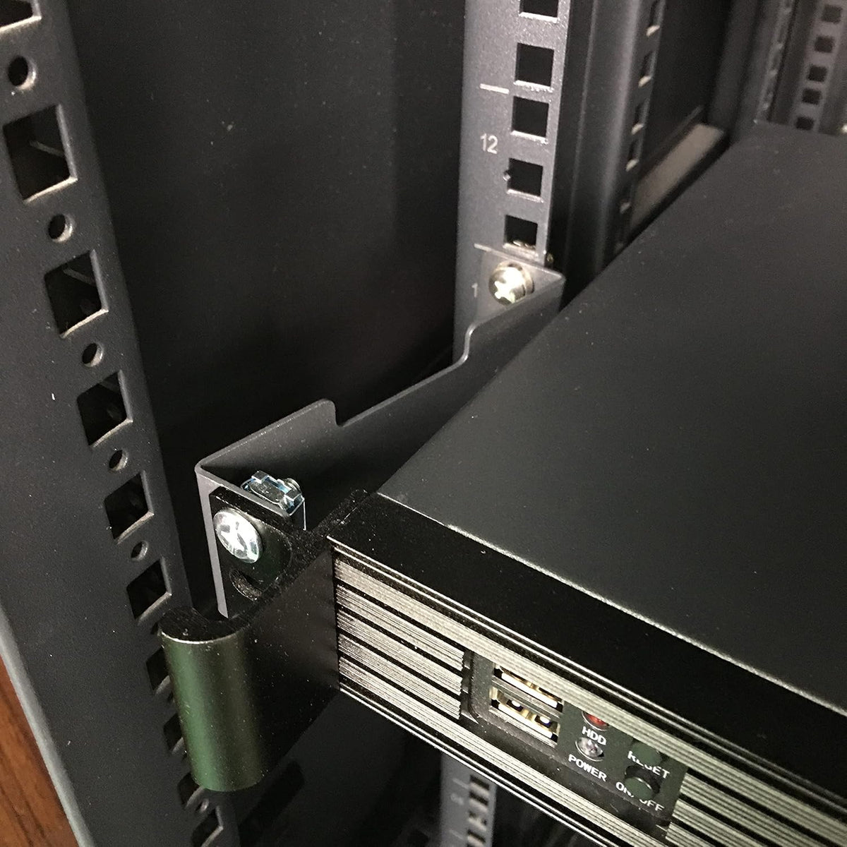 1U Server Rack Depth Extender - 4-Inch/10 cm Deep - Image 5