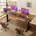 Monomi 79" Large Electric Standing Desk,Height Adjustable for Two-Person | Ergonomic Home office Computer Desk Workstation,Gaming Desk with Memory Height,Headphone Hooks,Anti-Collision by MONOMI