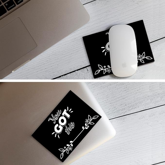 Mouse Pad Adhesive Bottom - Sticks to Any Surface - Portable - Webcam Covers and Screen Cleaner Included (You GOT This) - Image 5