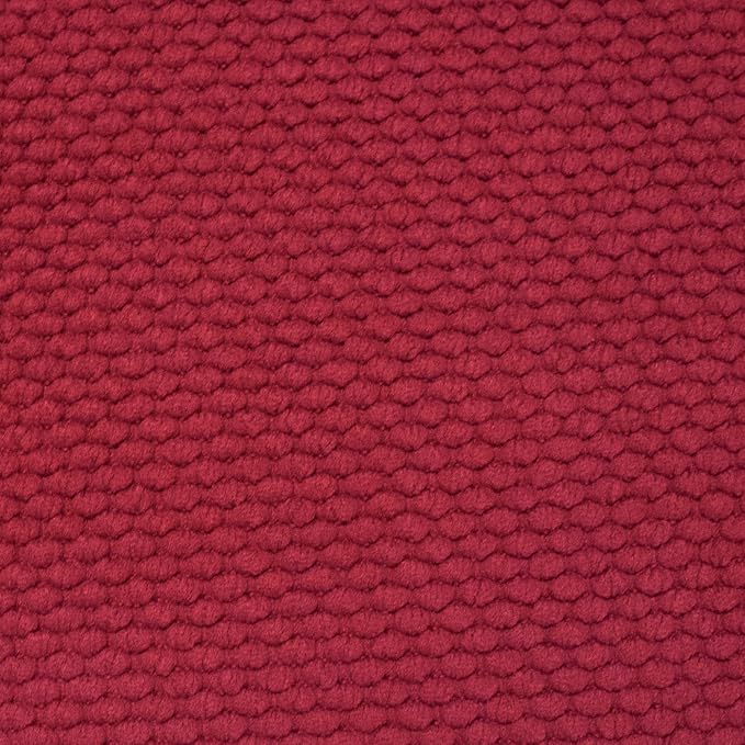 Sweet Home Collection Cushion Memory Foam Chair Pads Honeycomb Nonslip Back Seat Cover 16" x 16" 4 Pack Red - Image 2