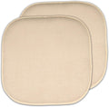 Sweet Home Collection Memory Foam Honeycomb Nonslip Back 16" x 16" Chair/Seat Cushion Pad, 2 Pack by SweetHomeCollection