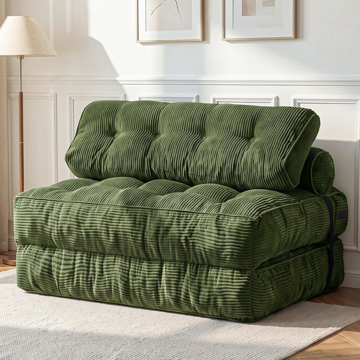 MAXYOYO Folding Sofa Bed, Convertible Chair Bed with Pillow by MAXYOYO