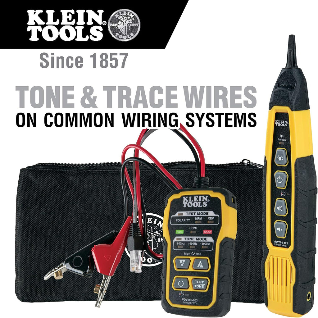 Klein Tools Cable Tracing and Testing Kit with Tone Generator, Tracer, and Network Tester - Image 3