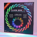 TOSY Flying Ring - 36 RGB Multicolor or 12 Monocolor LEDs, Super Bright, Lost Mode, Auto Light Up, Camping Essentials for Kid/Teen/Boy/Girl, Safe & Soft, Waterproof, Pool/Beach Games, Lightweight Toy by TOSY
