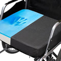 Ifoam Gel Infused Memory Foam Layer Wheelchair Cushion - Seat Cushion for Wheelchair-Office Chair, Kitchen Chair-Pressure Sore and Tailbone Pain Relief-High Dense Polyfoam Base (Black, 18×18×3 inch) by CYLEN