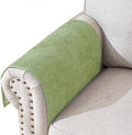 Couch Arm Covers, Sofa Arm Cover, Anti-Slip Waterproof Armrest Covers, Pet Proof Armrest Protectors for Couch Loveseat Armchair Headrest, Arm Chair Covers Set of 2 (Light Green, 24" x 20" - 2 pcs) by Lavish Cover