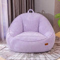 Giant Bean Bag Chair for Adults, Teens and Kids, Cozy Fluffy Corduroy Beanbag Chair with Filler, Large Floor Lounge Sofa for Living Room, Bedroom, Dorm, Gaming and Reading(L-Lightpurple) by UODERS