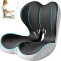 Memory Foam Seat Cushion for Office Chair and Car Seat | Sciatica & Hip & Coccyx Pain Relief Desk Chair Cushion for Long Sitting Office Workers, Car Drivers, Wheelchair, Home by Unknown
