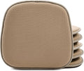 Shinnwa Kitchen Seat Cushions Set of 6, Non Slip Dining Chair Cushions, U-Shaped Indoor Chair Pads, 6 Pack, 15 x 16 Inches, Brown by Shinnwa