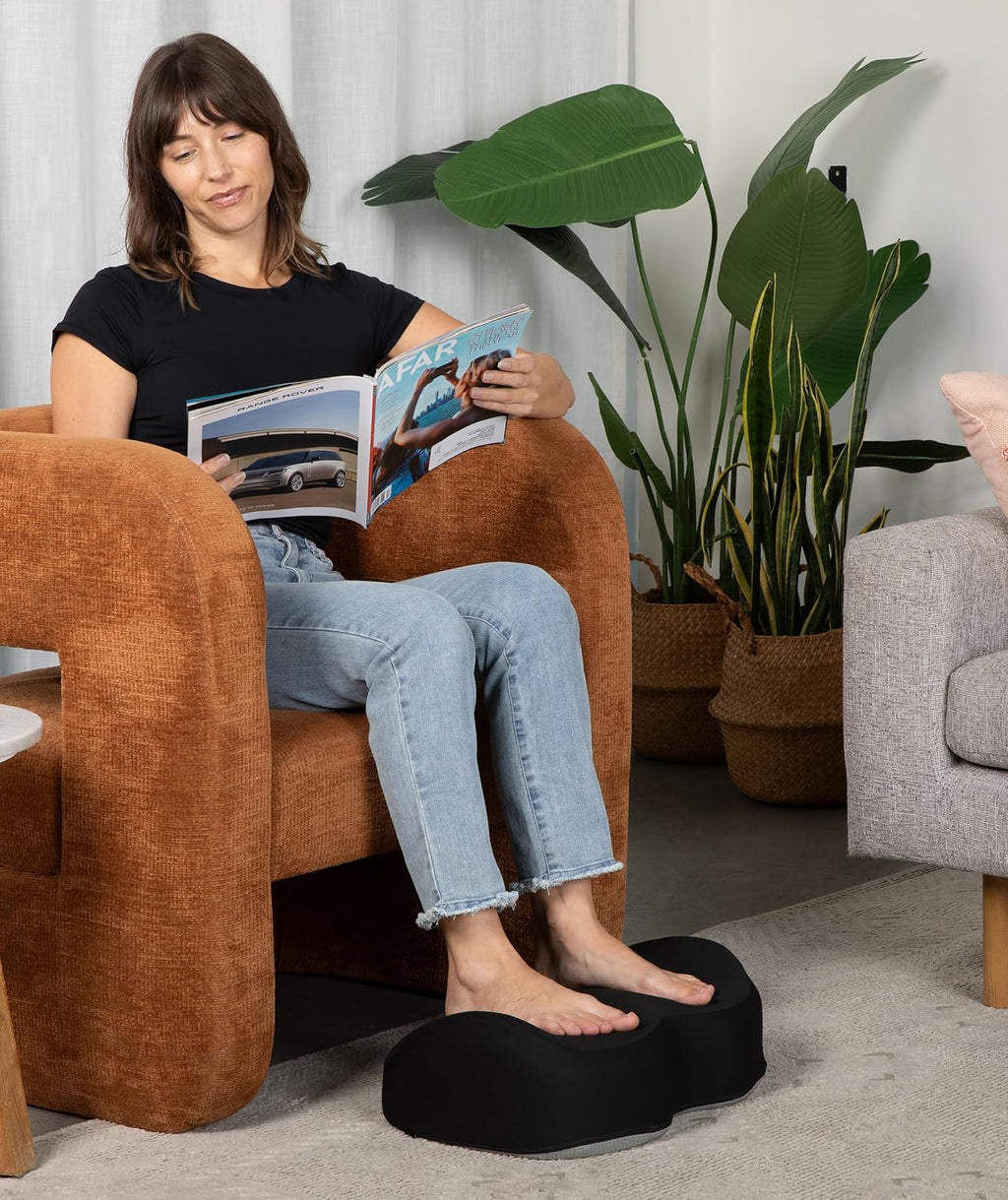 Everlasting Comfort Foot Rest for Under Desk at Work - Memory Foam Office Foot Stool & Under Desk Footrest Leg Elevation Pillow for Gaming & Home Office, Supports Posture - Image 7