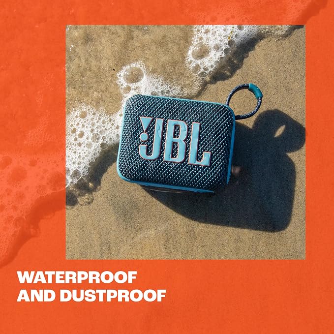 JBL Go 4 - Ultra-Portable, Waterproof and Dustproof Bluetooth Speaker, Big JBL Pro Sound with Punchy bass, 7-Hour Built-in Battery, Made in Part with Recycled Materials (Black) - Image 7