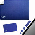 Mouse Pad Adhesive Bottom - Sticks to Any Surface - Portable - Webcam Covers and Screen Cleaner Included (Navy) by GeckoTravelTech
