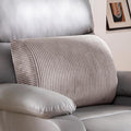 HIGOGOGO Lumbar Support Pillow for Recliner Chair/Accent Chair/Couch, Large Memory Foam Back Support Cushion for Elderly, Recliner Cushions for Back Rest, Pain Relief, Reading, Washable Cover, Grey by HIGOGOGO